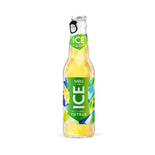 Õllekokteil Saku On Ice Citrus, SAKU, 330 ml pudel