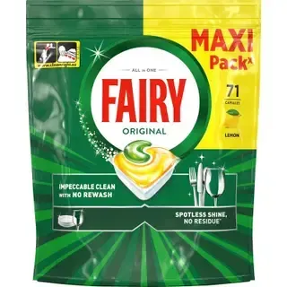 Nõudepesumasina kapslid Ai1 Lemon, FAIRY, 71 tk