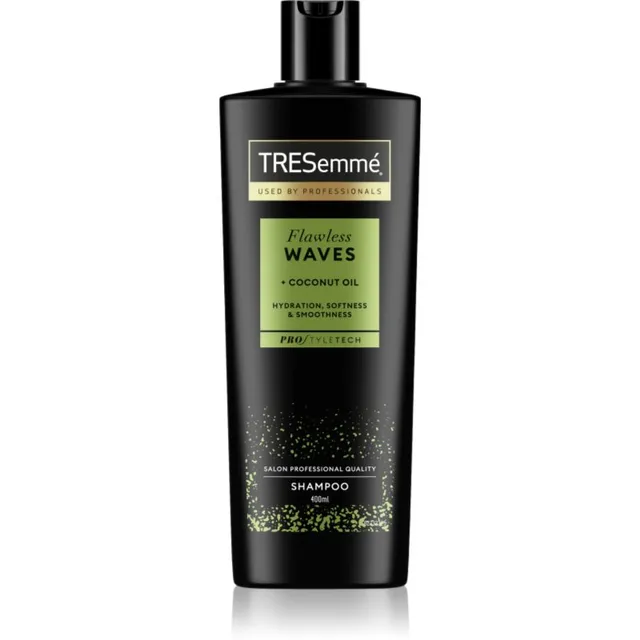 TRESemmé Flawless Waves Niisutav šampoon lokkis ja lainelistele juustele 400 ml