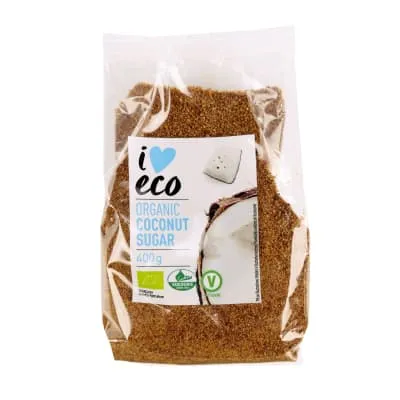 Ökoloogiline kookossuhkur I Love Eco 400g