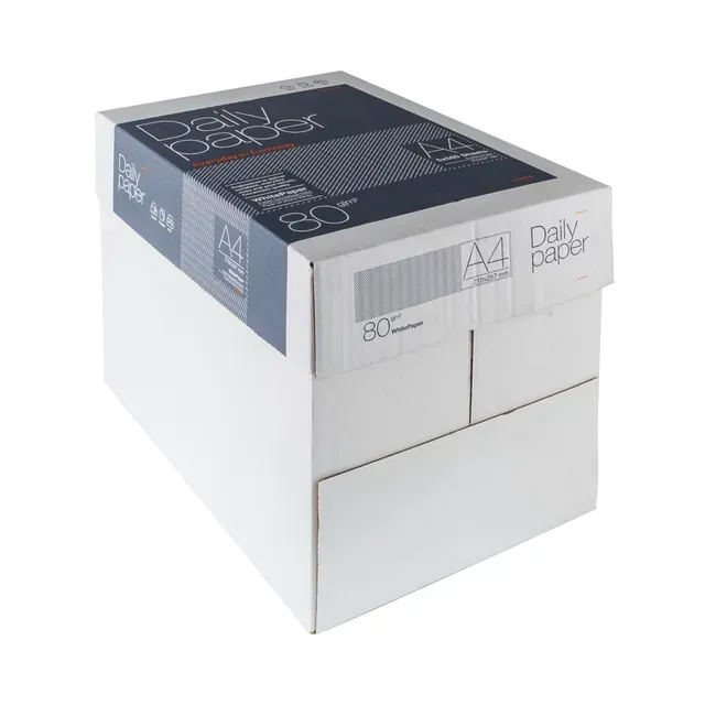 Koopiapaber A4/80g/5*500L, DAILY PAPER, 1 kast