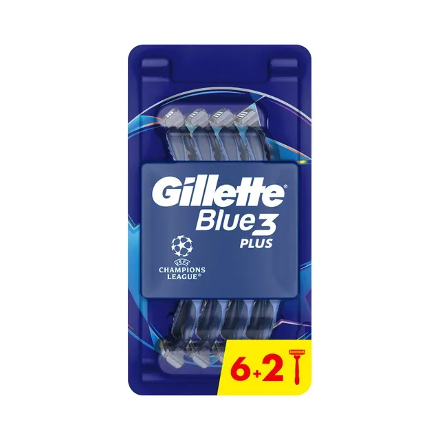 Raseerija Blue3 Comfort, GILLETTE, 8 tk