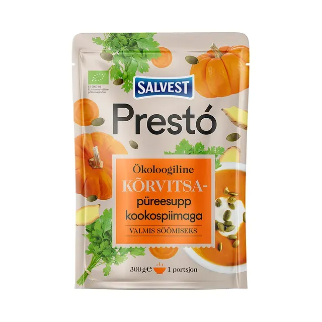 Kõrvitsapüreesupp kookosega, PRESTO, 300 g