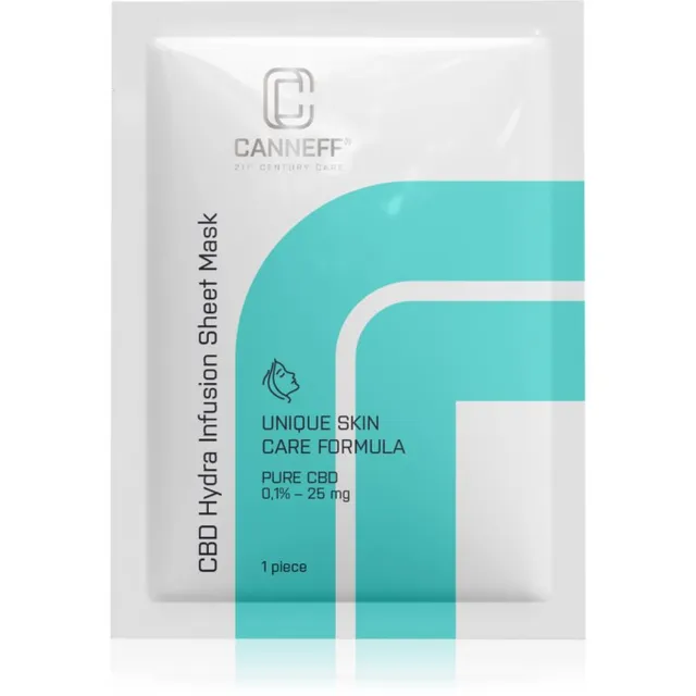 Canneff Balance CBD Hydra Infusion Sheet Mask Niisutav näo lehtmask 1 tk