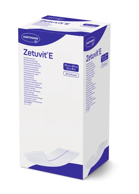 ZETUVIT E STERIILNE 10X20CM N25