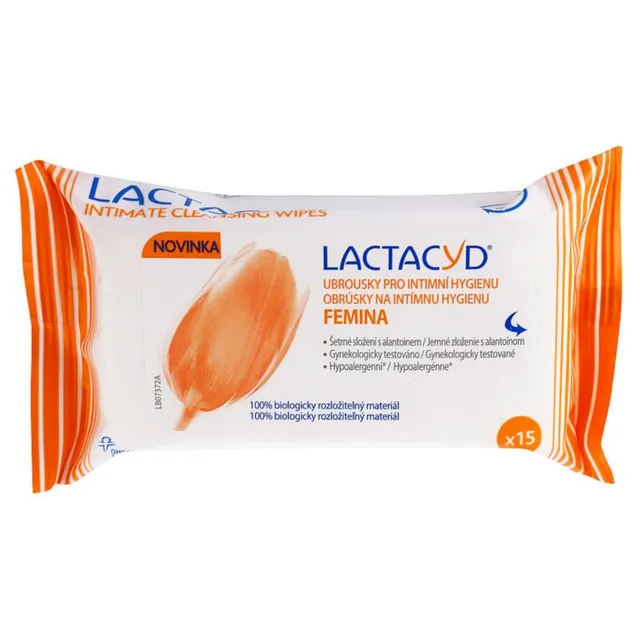 Lactacyd Femina Intiimpuhastussalvrätikud 15 tk