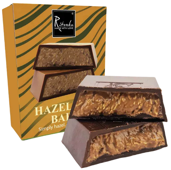 Valge šokolaad sarapuupähklitäidisega HAZELNUT BABY