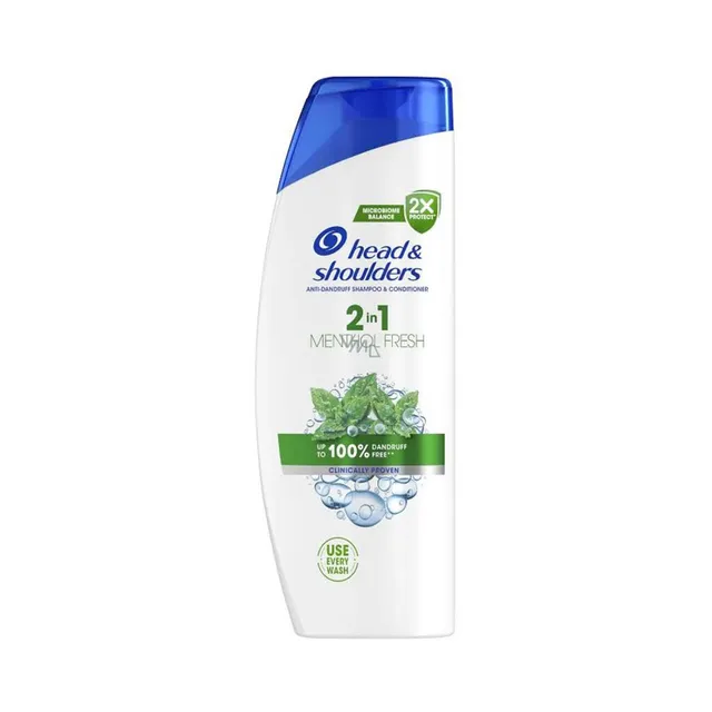 Šampoon Menthol 2in1, HEAD & SHOULDERS, 400ml