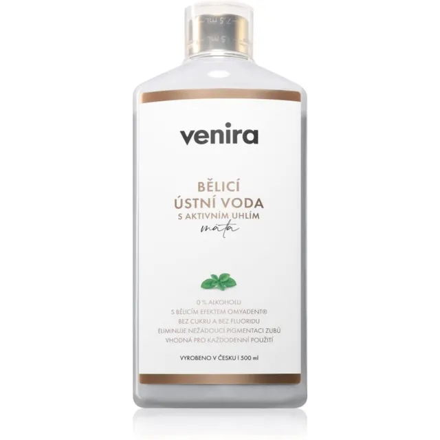 Venira Whitening Mouthwash with Active Charcoal Valgendav suuvesi aktiivsöega 500 ml