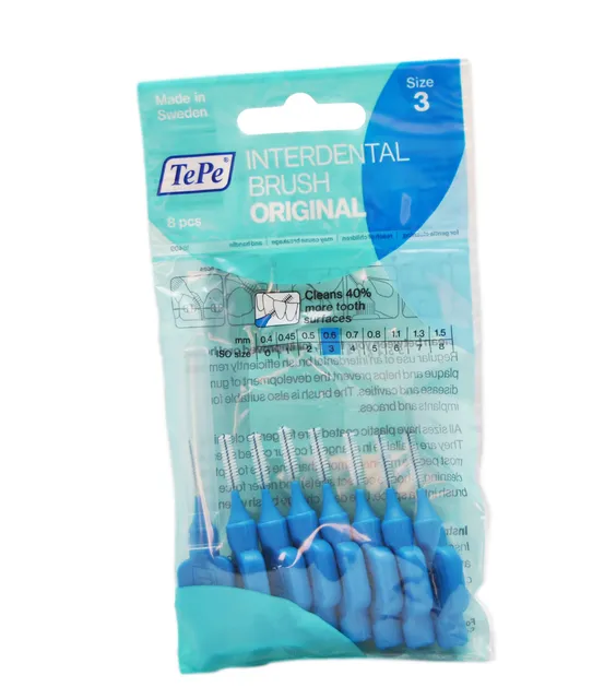 TEPE INTERDENTAALHARJAD NR.3 (0,6MM) N8