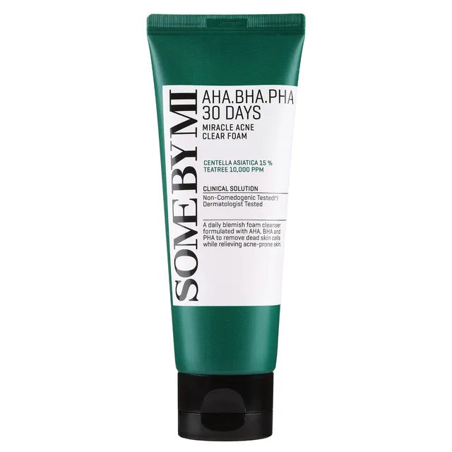 SOME BY MI AHA BHA PHA 30 Days Miracle Acne Clear Foam 50ml