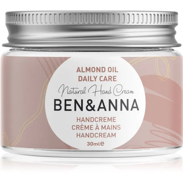 BEN&ANNA Natural Hand Cream Daily Care Kätekreem mandliõliga 30 ml