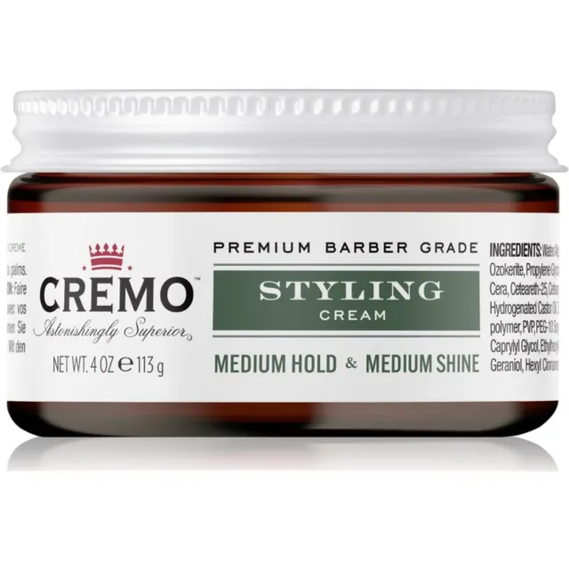 Cremo Hair Styling Cream Medium Styling Niisutav soengukreem juustele meestele 113 g