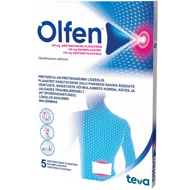 OLFEN RAVIMPLAASTER 140MG 140MG N5