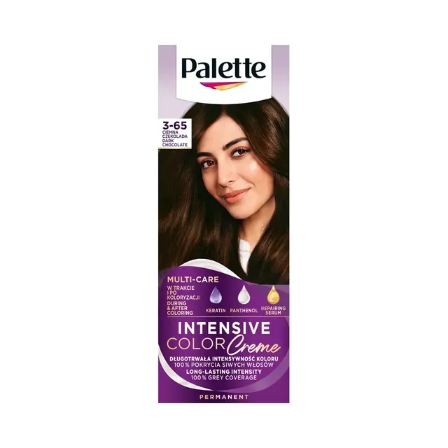 Püsivärv Intensive Color 3-65 tume šokolaad, PALETTE, 1 tk