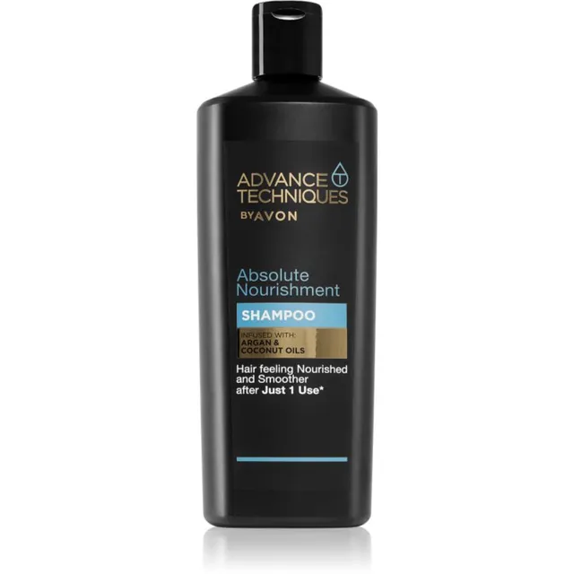 Avon Advance Techniques Absolute Nourishment Toitev šampoon Maroko argaaniaõliga kõigile juuksetüüpidele 700 ml