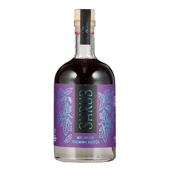 Mustsõstra-piparmündi shrub 500ml Eesti
