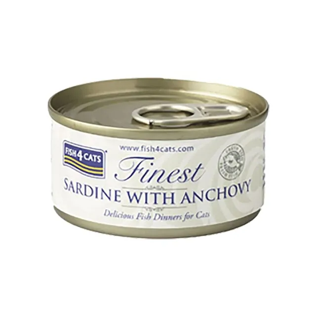 Fish4Cats konserv kassile, sardiinide ja anšoovisega, 70 g