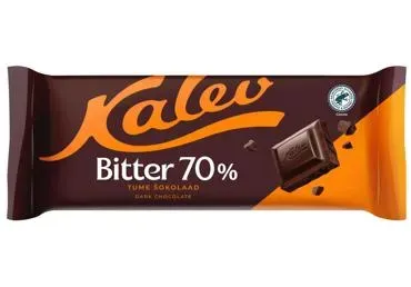 Bitter 70% tume šokolaad, KALEV, 190 g
