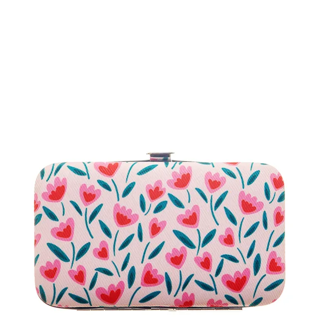 THE VINTAGE COSMETIC Manicure Purse Tulip Print komplekt