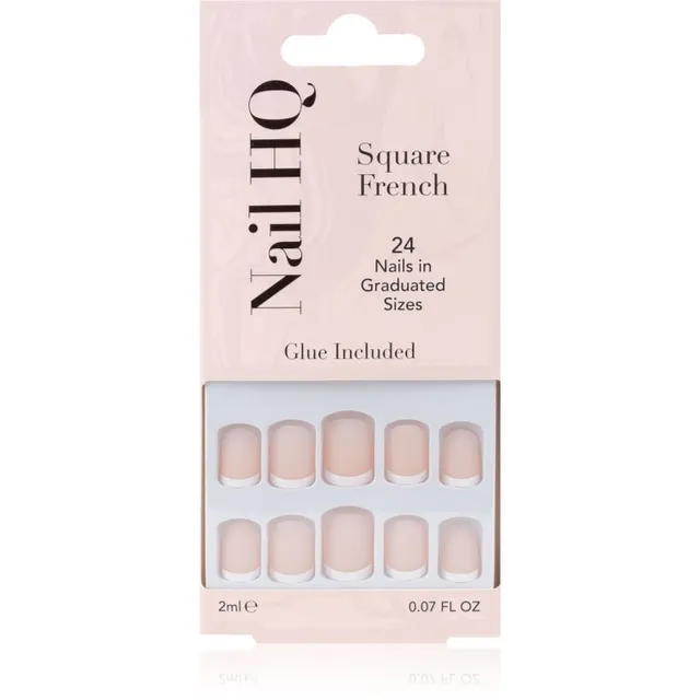 Nail HQ Square French Kunstküüned 24 tk