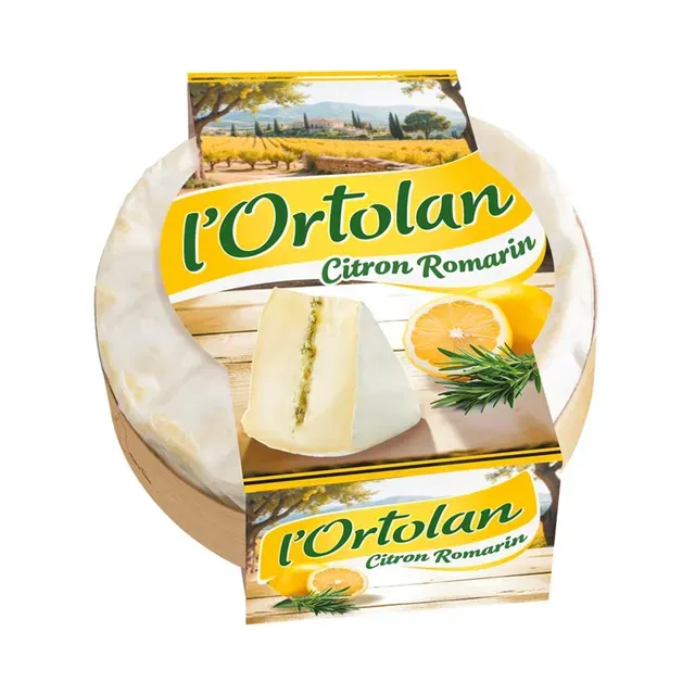 Milleret Brie sidruni-rosmariiniga, L´ORTOLAN, 135 g