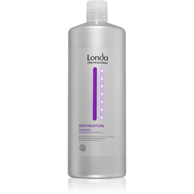Londa Professional Deep Moisture Intensiivselt toitev šampoon kuivadele juustele 1000 ml