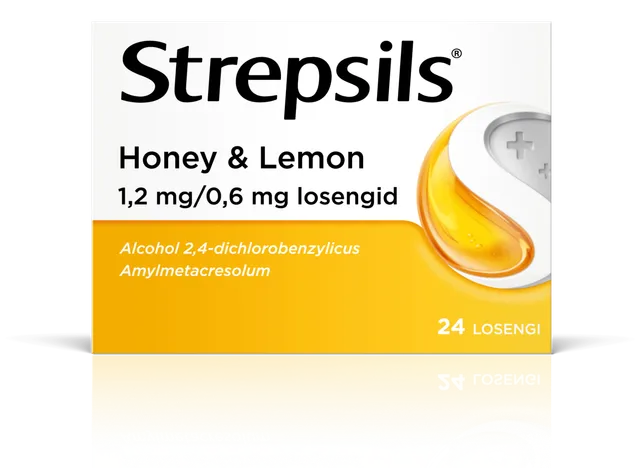 STREPSILS HONEY & LEMON LOSENG 0.6MG+1.2MG N24