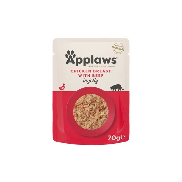 Applaws kassi einekotike, kana/veis želees, 70 g