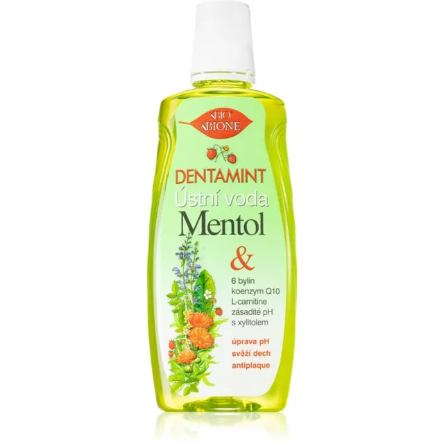 Bione Cosmetics Dentamint Menthol Suuloputusvesi 500 ml