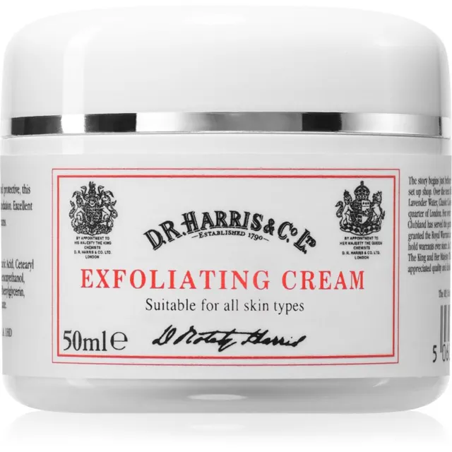 D.R. Harris Exfoliating Cream Puhastav koorimine näole meestele 50 ml