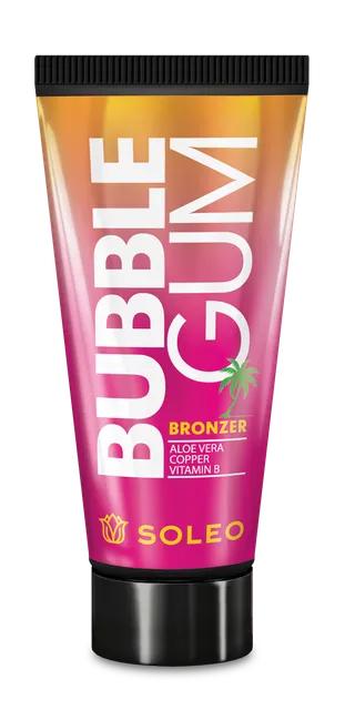 Soleo Bubble Gum Strong Tanning Bronzer With Proteins And Aloe Vera