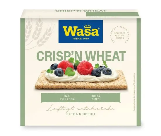 WASA näkileivad Crisp'n'Wheat, 110g