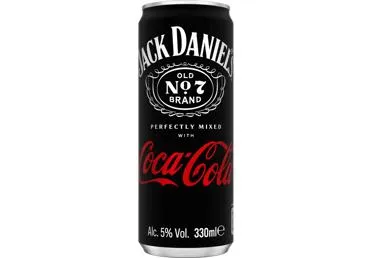 Alk.kok.JACK DANIEL'S Coca-Cola 5% 330ml
