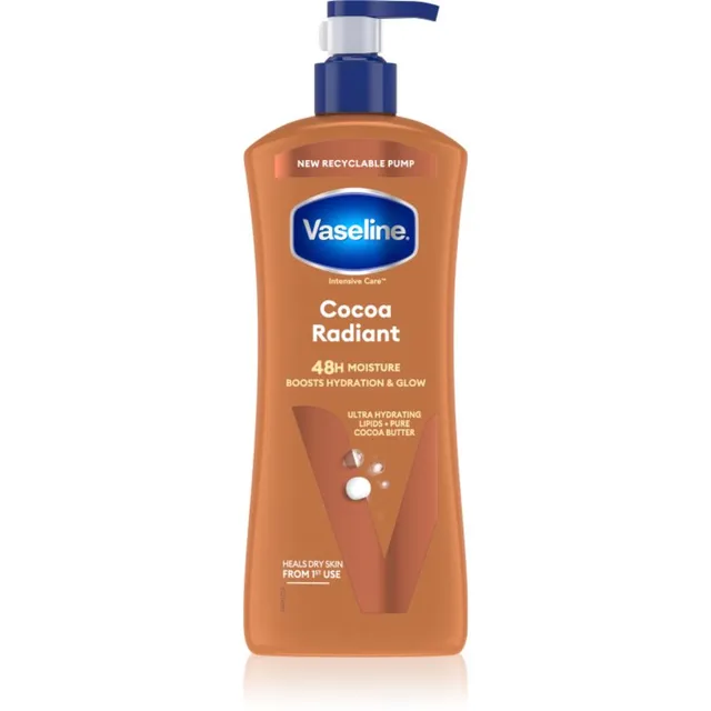 Vaseline Cocoa Radiant Niisutav kehapiim kakaovõiga 600 ml