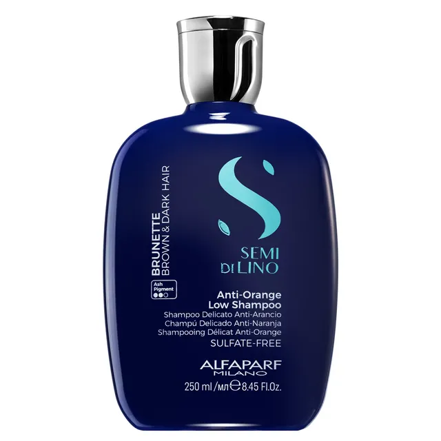 ALFAPARF Semi Di Lino Brunette Intense Anti-Orange Low Shampoo 250ml