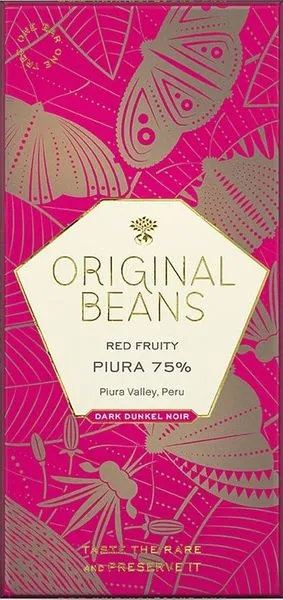 Tume šokolaad 75% PURE, ökoloogiline
