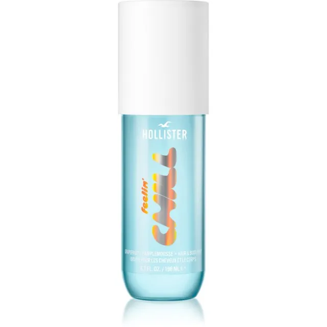 Hollister Feelin' Chill parfüümisprei kehale ja juustele naistele Grapefruit 198 ml