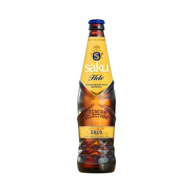 Õlu Hele, SAKU, 500 ml pudel