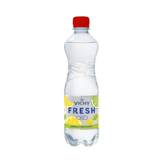 Gaseerimata sidruni-laimimaitseline vesi, VICHY FRESH, 500 ml