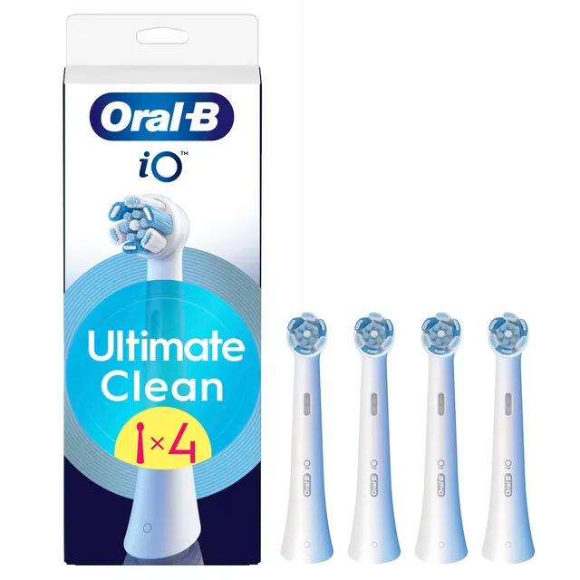 Oral-B iO Ultimate Clean Hambaharja varuharjapead White 4 tk