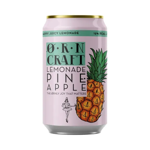 Lemonade Pineapple, ØRN CRAFT LEMONADE, 330 ml