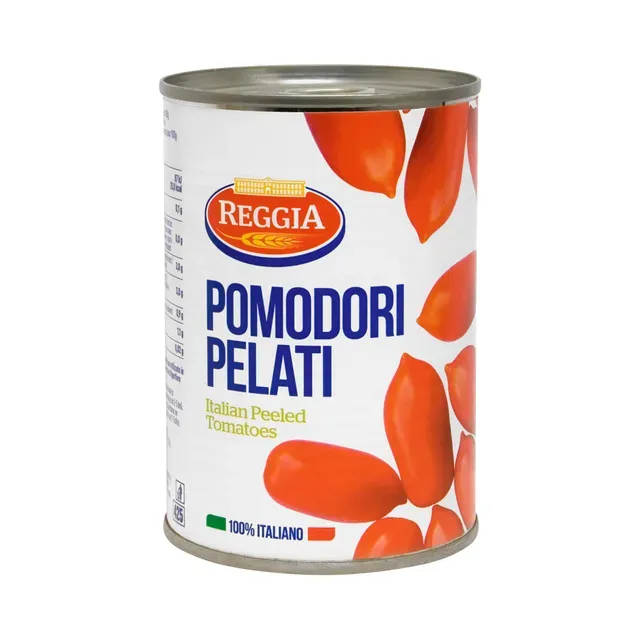 Kooritud tomatid, REGGIA, 400 g