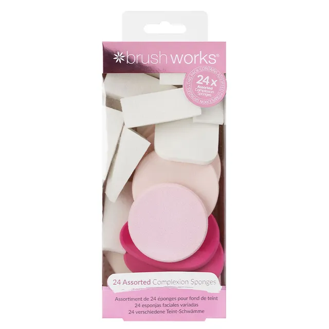 BRUSHWORKS Complexion Sponges 24pcs