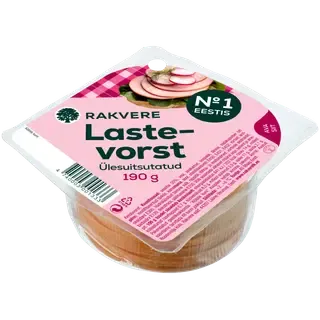 Keeduvorst Laste, RAKVERE LK, 190 g