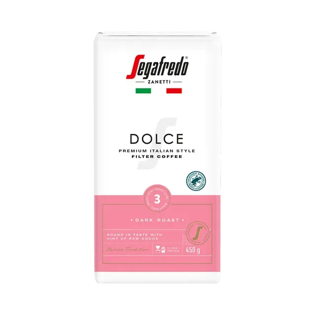 Jahvatatud kohv Dolce, SEGAFREDO, 450 g