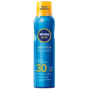 Päikesekaitsesprei Protect&Dry Touch SPF30, aerosool, NIVEA SUN, 200ml