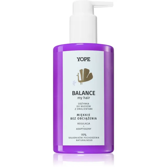 Yope BALANCE my hair Puhastav palsam rasustele juustele 300 ml