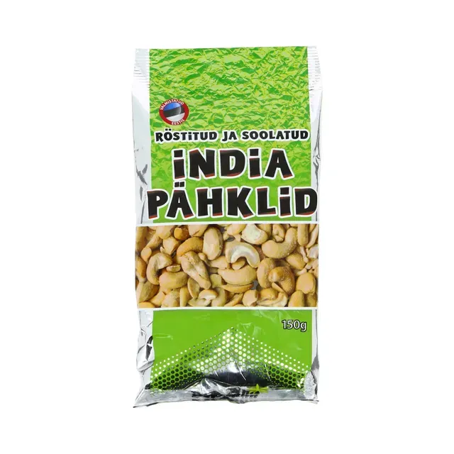 India pähkel röstitud,soolatud, GERMUND, 150 g