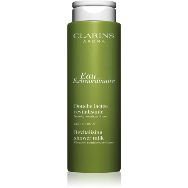 Clarins Eau Extraordinaire Revitalizing Shower Milk Dušipiim naha kuivamise vastu 200 ml